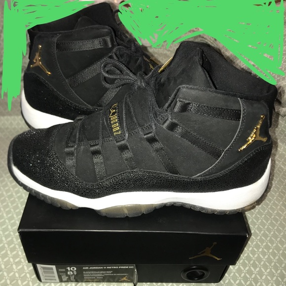 Jordan 11 Retro Prem HC Heiress black Stingray - Picture 6 of 12